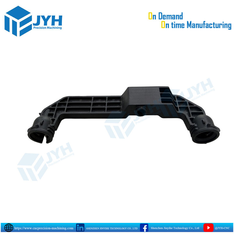 Custom Black ABS Kunststoffkomponenten mit hoher Maßgenauigkeit, hervorragender Schlagfestigkeit und leichtem Design