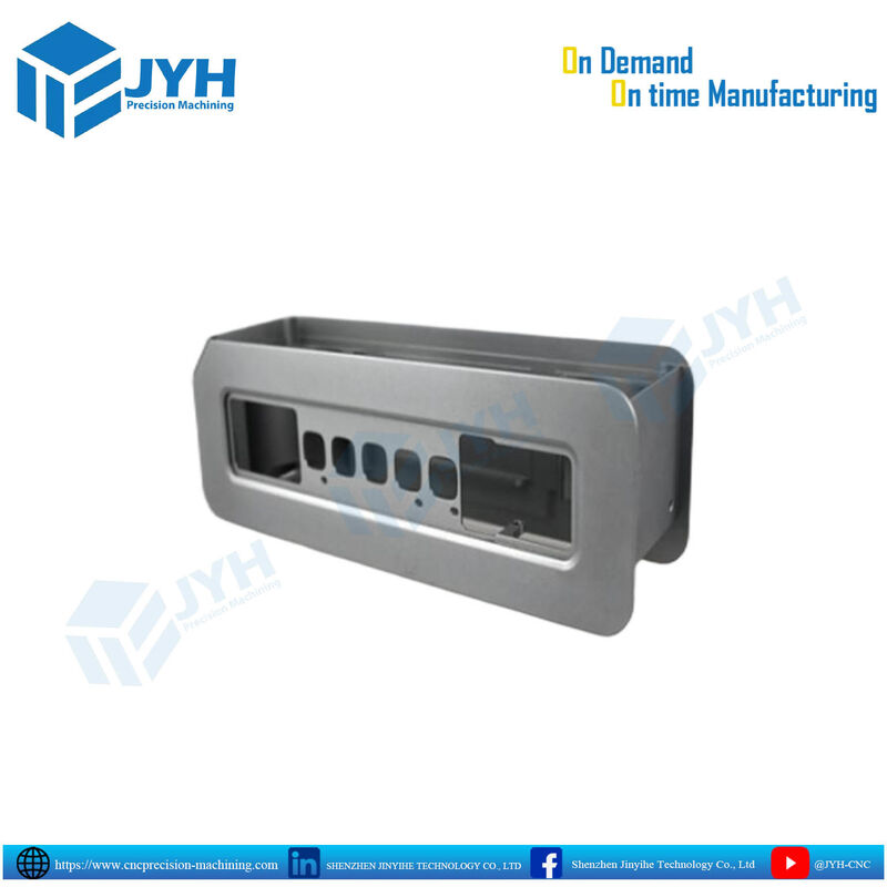 Custom High-Precision CNC bearbeitet Aluminium Elektronik Gehäuse mit thermischen und EMI Abschirmung und Custom Oberflächenveredelung