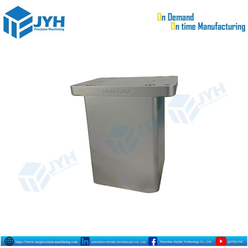 High Precision CNC Machined White Anodized Aluminum Parts with Corrosion Resistance and Lightweight Construction