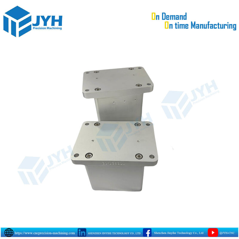 High Precision CNC Machined White Anodized Aluminum Parts with Corrosion Resistance and Lightweight Construction