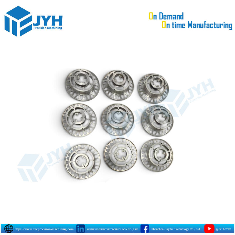 Custom Precision CNC Machined Magnesium AZ31B Motor Housing & Rotor Hub with ±0.01 mm Tolerance and High Vibration Damping
